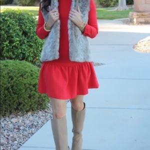 J.crew red dress